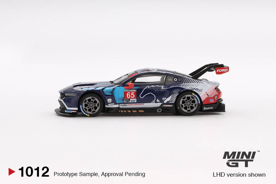 Mini GT 1/64 Ford Mustang GT3 #65 Ford Multimatic Motorsports 2024 IMSA Daytona 24 Hrs MGT01012