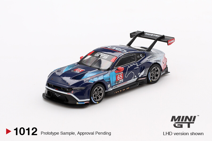 Mini GT 1/64 Ford Mustang GT3 #65 Ford Multimatic Motorsports 2024 IMSA Daytona 24 Hrs MGT01012 - Thumbnail