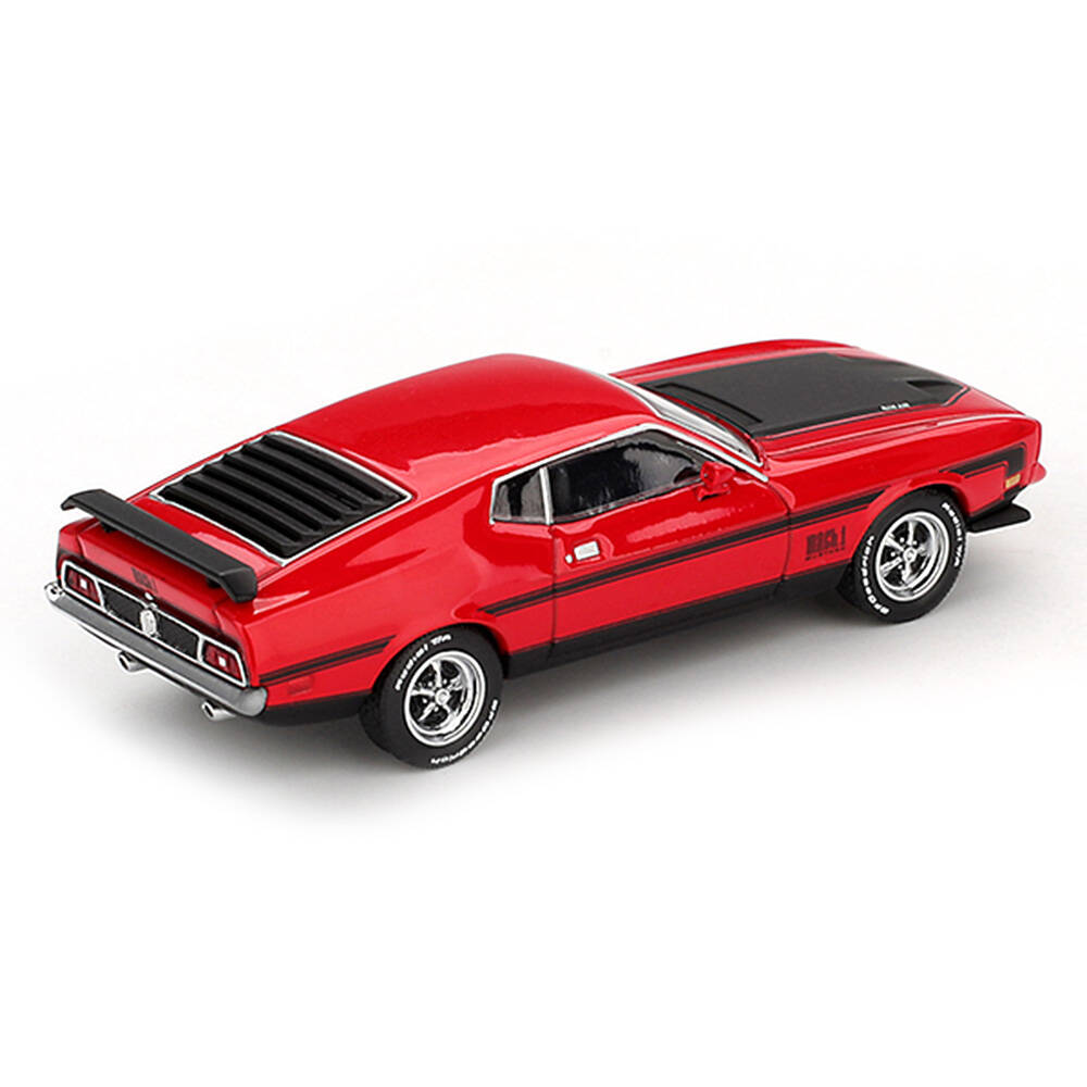 Mini GT 1/64 Ford Mustang Mach1 1971 Race Red - Blister Paket MGT01122-BL