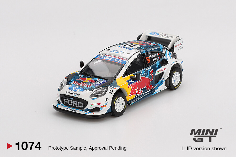 Mini GT 1/64 Ford Puma Rally1 #16 M-Sport Ford WRT 2024 Rally Finland 3rd Place MGT01074 - Thumbnail