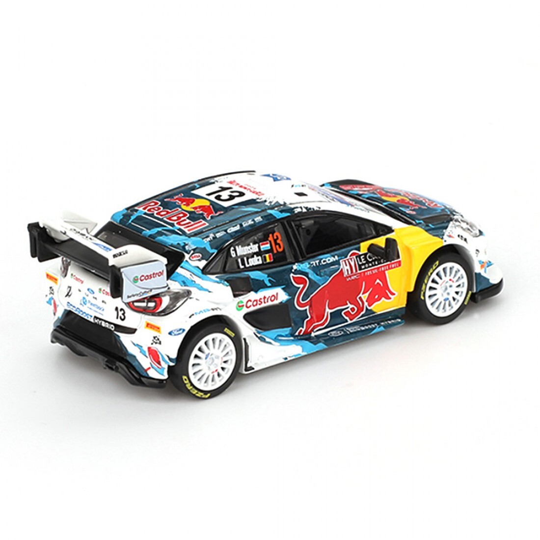 Mini GT 1/64 Ford Puma Rally1 M-Sport Ford WRT 2024 Rally Monte Carlo - Blister Paket MGT00974-BL - Thumbnail