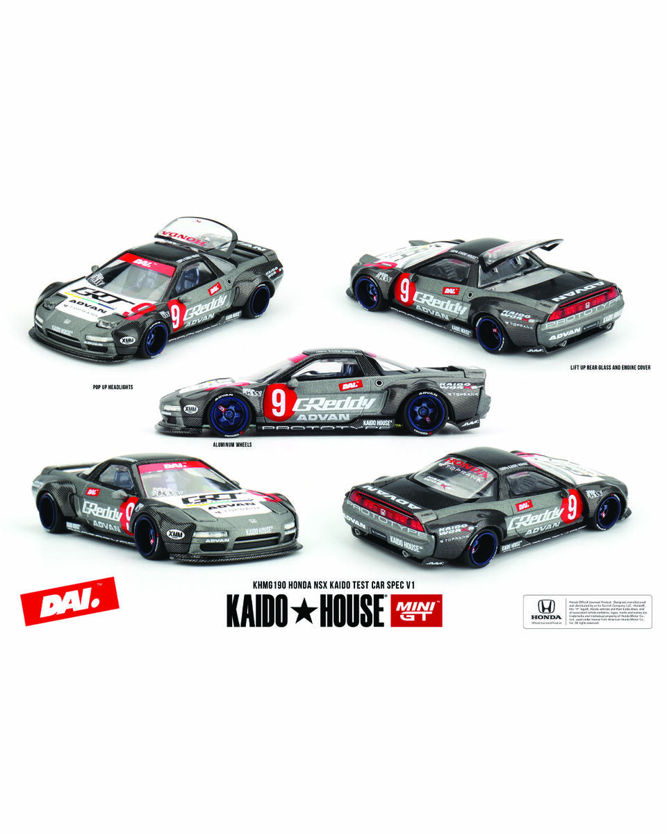Mini GT 1/64 Kaido House Honda NSX Kaido Test Car Spec V1 KHMG190