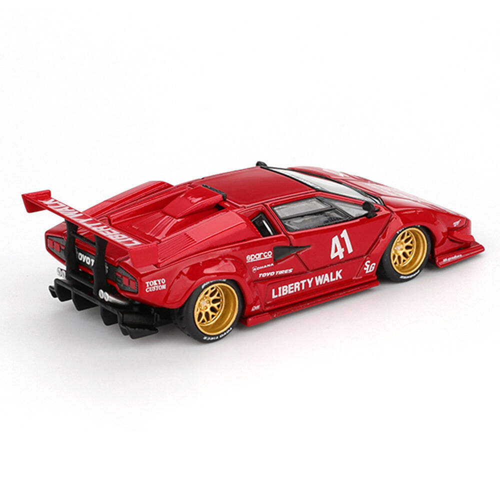 Mini GT 1/64 Lamborghini Countach LB-WORKS Red - Blister Paket MGT01100-BL