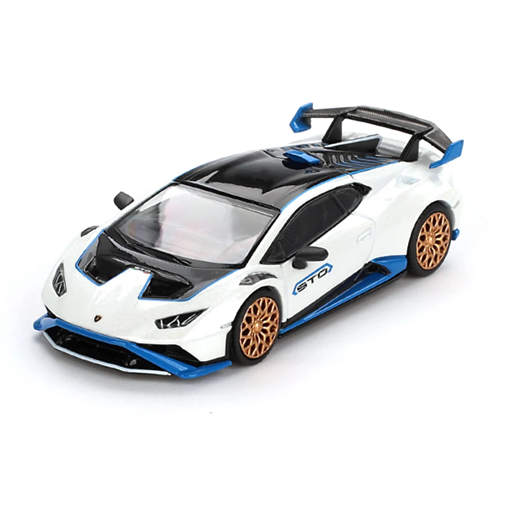 Mini GT 1/64 Lamborghini Huracán STO Bianco Asopo - Blister Paket MGT00788-BL - Thumbnail