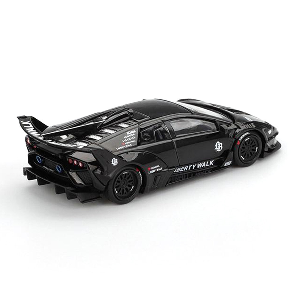 Mini GT 1/64 Lamborghini LB-Silhouette WORKS MURCIELAGO GT Evo Black - Blister Paket MGT01053-BL - Thumbnail