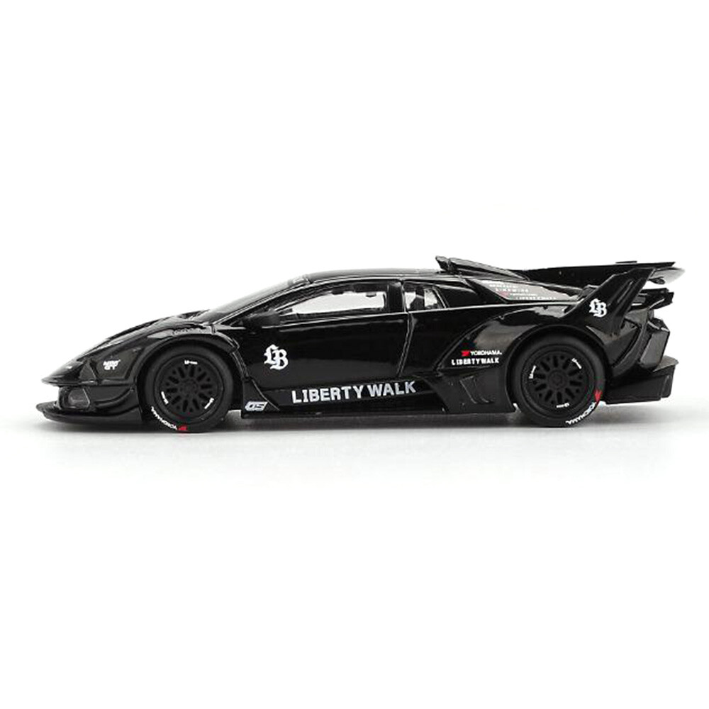 Mini GT 1/64 Lamborghini LB-Silhouette WORKS MURCIELAGO GT Evo Black - Blister Paket MGT01053-BL - Thumbnail