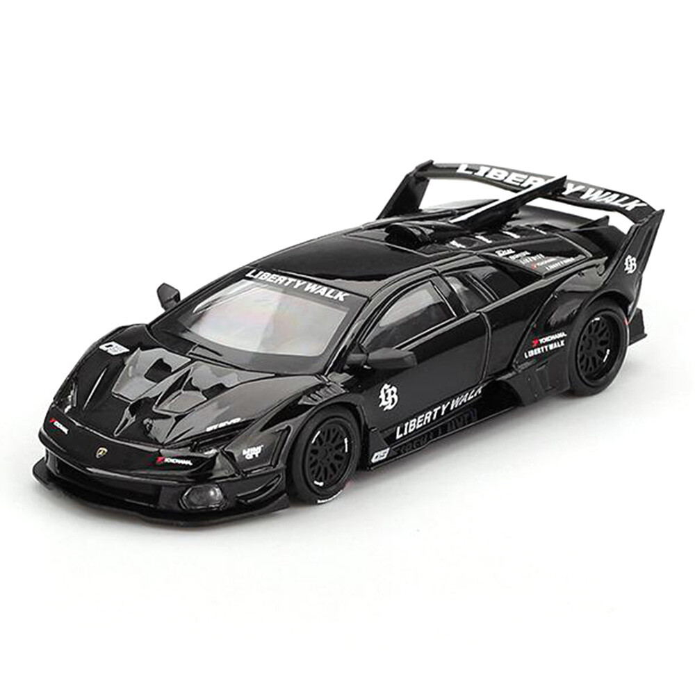 Mini GT 1/64 Lamborghini LB-Silhouette WORKS MURCIELAGO GT Evo Black - Blister Paket MGT01053-BL - Thumbnail