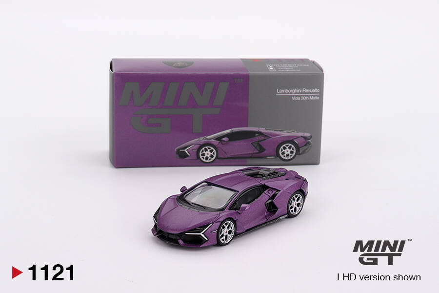 Mini GT 1/64 Lamborghini Revuelto Viola 30th Matte MGT01121