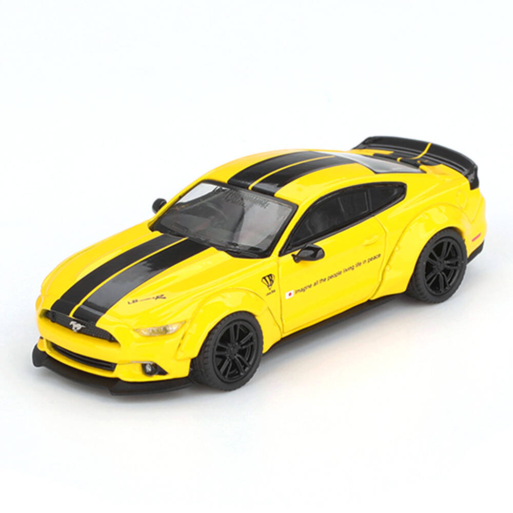 Mini GT 1/64 LB-WORKS FORD MUSTANG Triple Yellow - Blister Paket MGT01077-BL