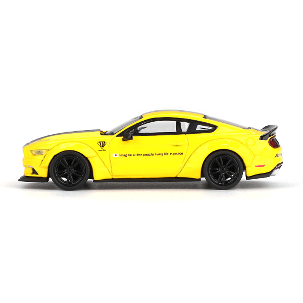 Mini GT 1/64 LB-WORKS FORD MUSTANG Triple Yellow - Blister Paket MGT01077-BL - Thumbnail