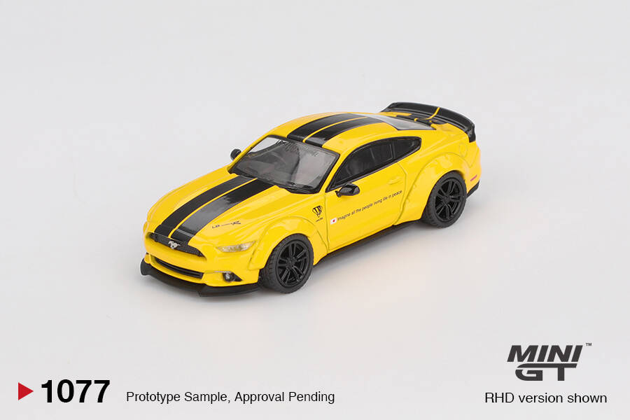 Mini GT 1/64 LB-WORKS FORD MUSTANG Triple Yellow MGT01077