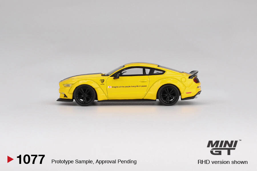Mini GT 1/64 LB-WORKS FORD MUSTANG Triple Yellow MGT01077