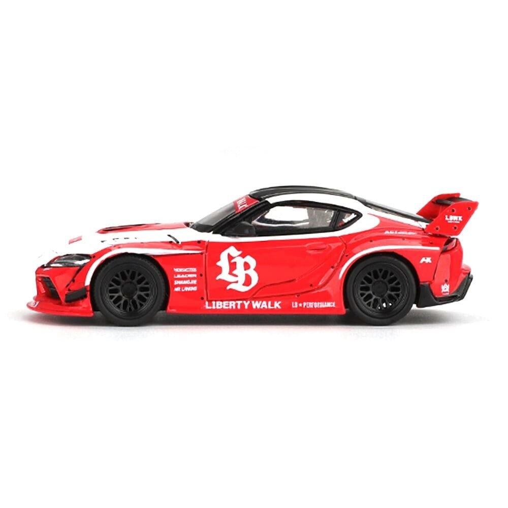 Mini GT 1/64 LB-WORKS Toyota GR Supra Red/White - Blister Paket MGT01103-BL - Thumbnail