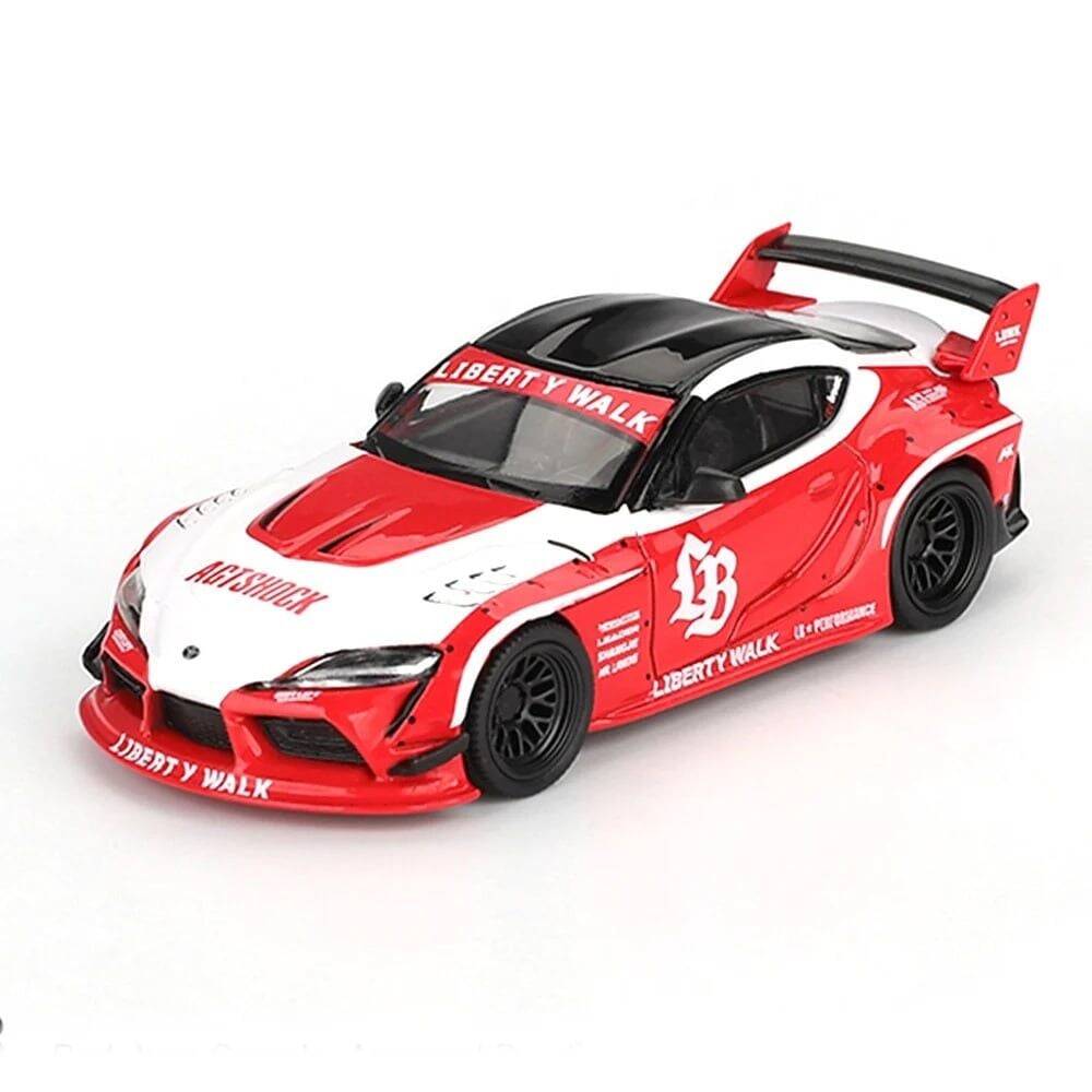 Mini GT 1/64 LB-WORKS Toyota GR Supra Red/White - Blister Paket MGT01103-BL