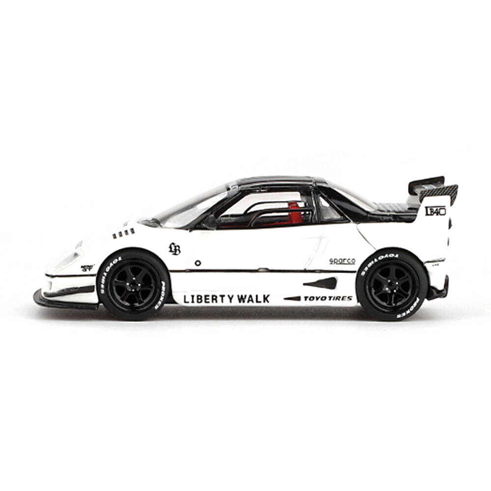 Mini GT 1/64 Mazda AZ-1 Liberty Walk LB40 White 2024 Tokyo Auto Salon - Blister Paket MGT00953-BL