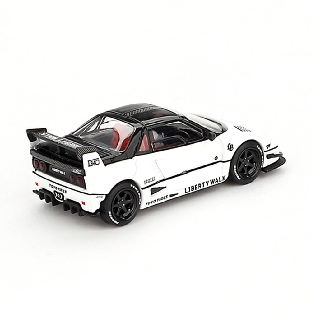 Mini GT 1/64 Mazda AZ-1 Liberty Walk LB40 White 2024 Tokyo Auto Salon - Blister Paket MGT00953-BL