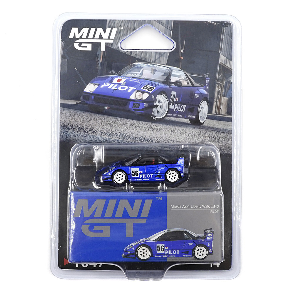 Mini GT 1/64 Mazda AZ-1 Liberty Walk LB40PILOT - Blister Paket MGT01047-BL - Thumbnail