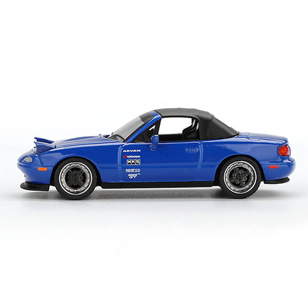 Mini GT 1/64 Mazda Miata MX-5 (NA) Tuned Version Dark Blue - Blister Paket MGT01069-BL