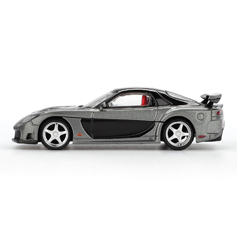 Mini GT 1/64 Mazda RX-7 VeilSide Fortune Grey MGT01057-BL - Thumbnail