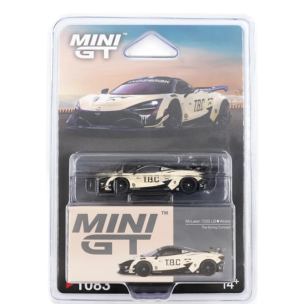 Mini GT 1/64 McLaren 720S LB-Works The Boring Concept - Blister Paket MGT01083-BL