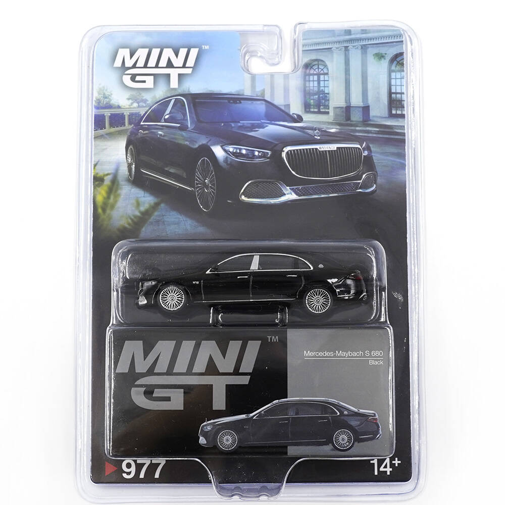 Mini GT 1/64 Mercedes-Maybach S 680 Black - Blister Paket MGT00977-BL