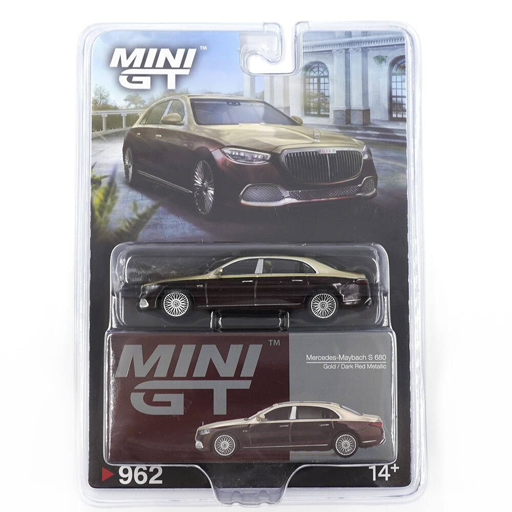 Mini GT 1/64 Mercedes-Maybach S680 Gold - Blister Paket MGT00962-BL
