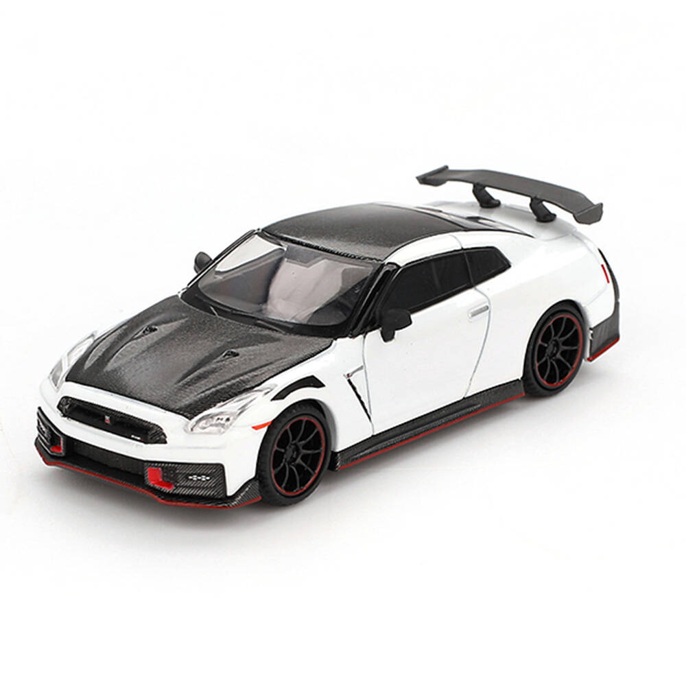 Mini GT 1/64 Nissan GT-R Nismo 2024 Brilliant White Pearl - Blister Paket MGT01045-BL