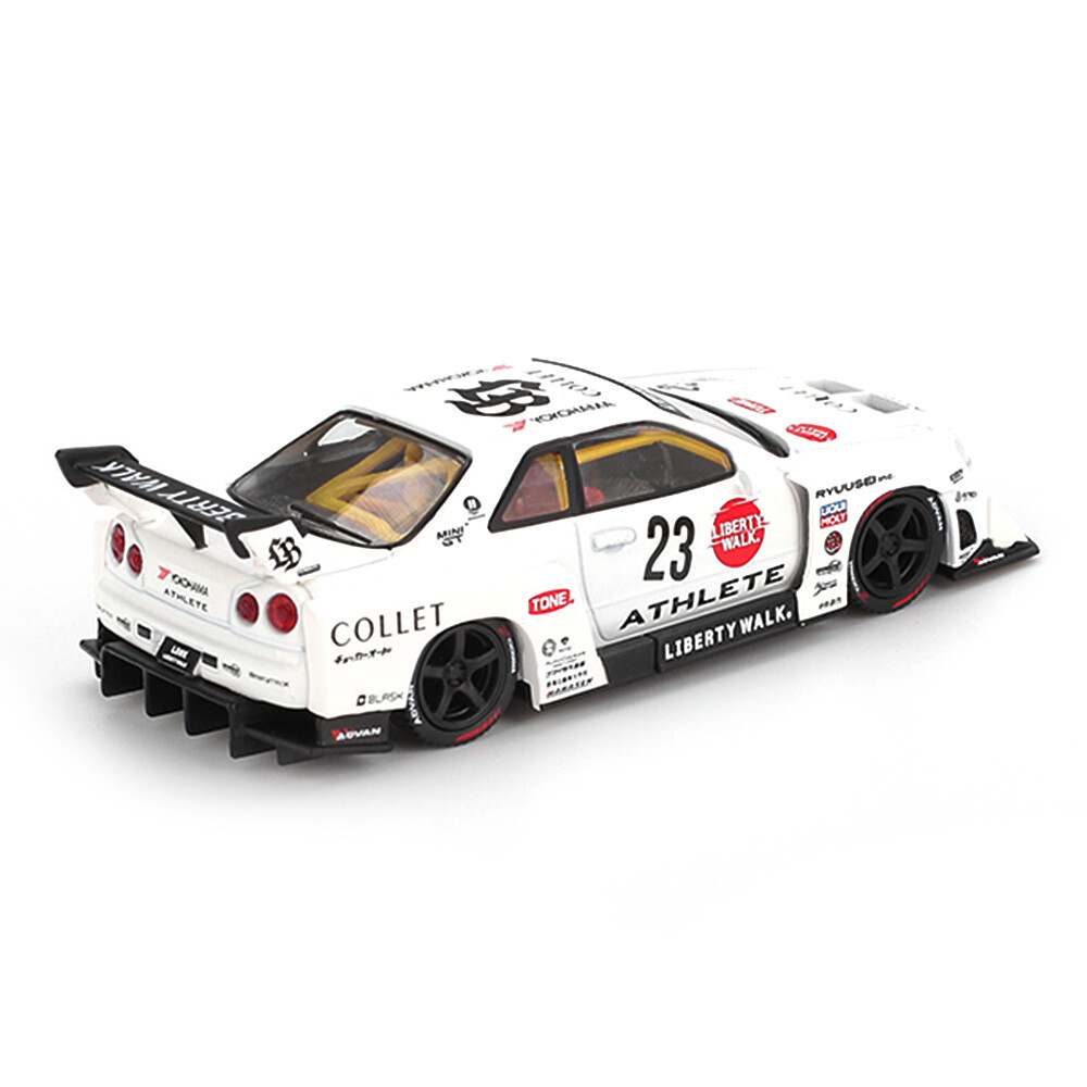 Mini GT 1/64 Nissan LB-ER34 Super Silhouette ATHLETE/COLLET - Blister Paket MGT01059-BL - Thumbnail