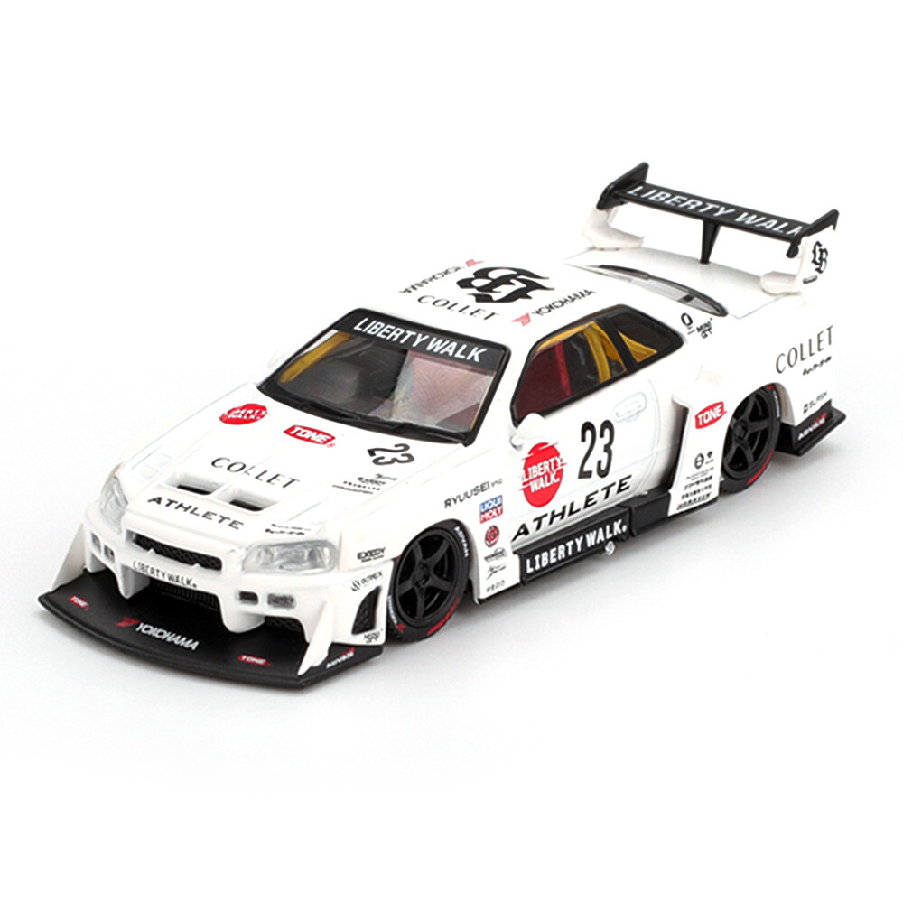 Mini GT 1/64 Nissan LB-ER34 Super Silhouette ATHLETE/COLLET - Blister Paket MGT01059-BL - Thumbnail