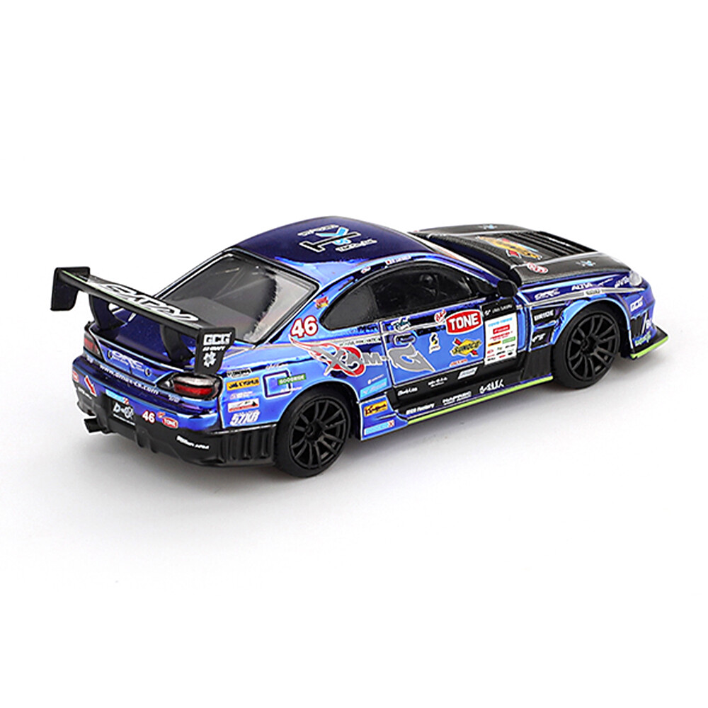 Mini GT 1/64 Nissan Silvia D-MAX #46 MGT00857-BL - Thumbnail