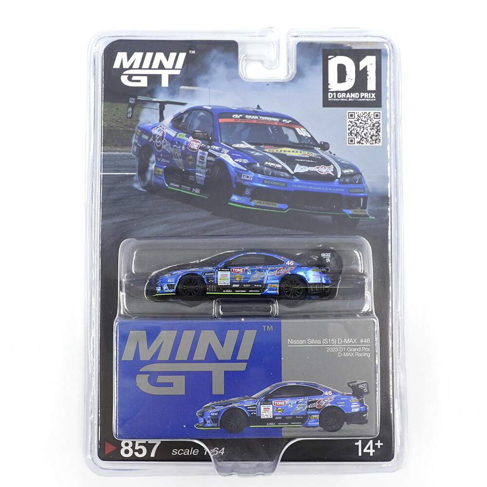 Mini GT 1/64 Nissan Silvia D-MAX #46 MGT00857-BL - Thumbnail