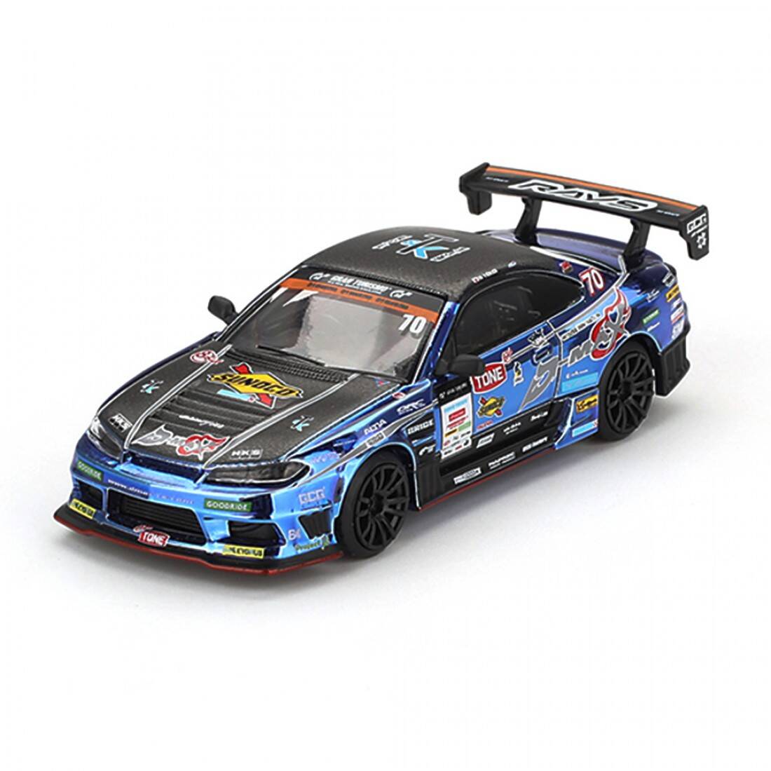 Mini GT 1/64 Nissan Silvia (S15) D-MAX #70 MGT00855-BL