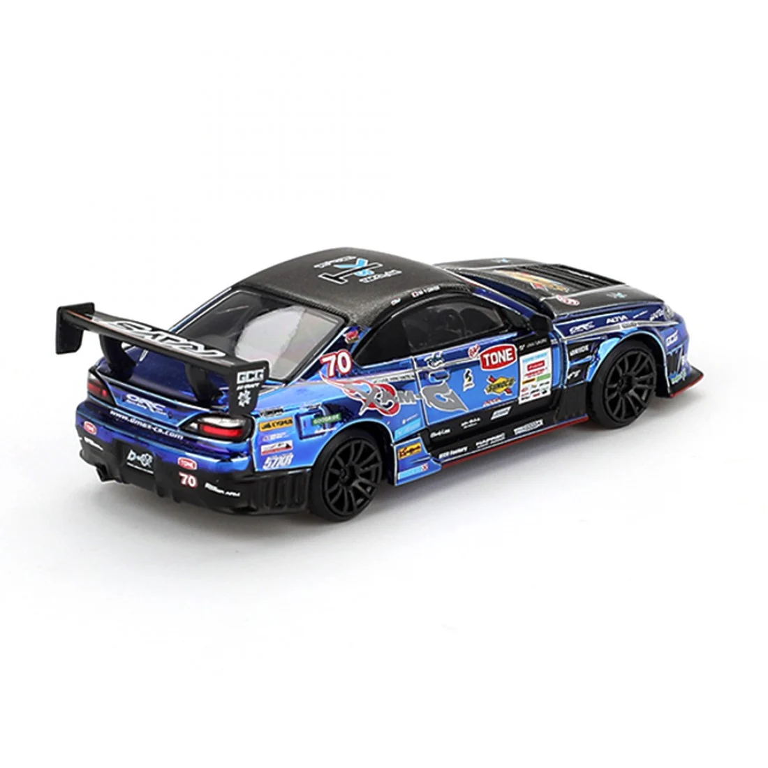 Mini GT 1/64 Nissan Silvia (S15) D-MAX #70 MGT00855-BL - Thumbnail