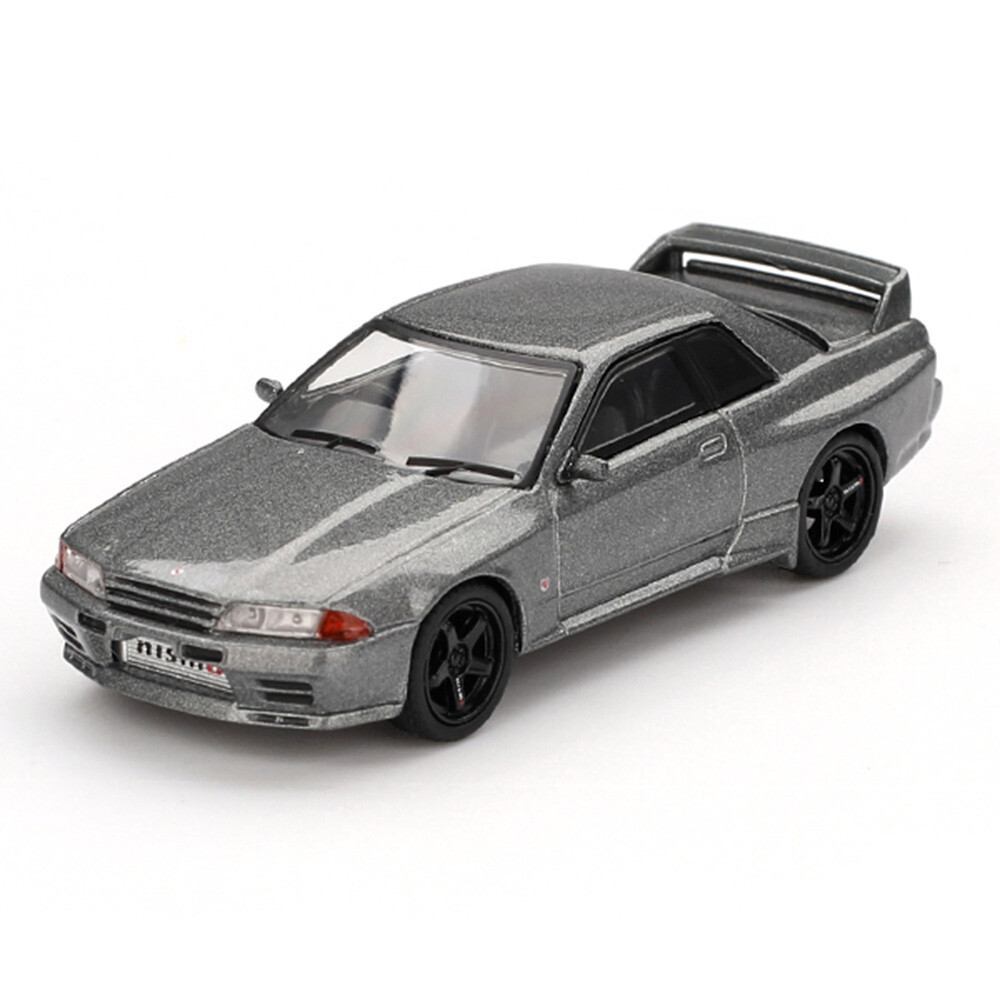 Mini GT 1/64 Nissan Skyline GT-R (NISMO BNR32 CRS Version) Dark Metal Gray - Blister Paket MGT01024-BL - Thumbnail
