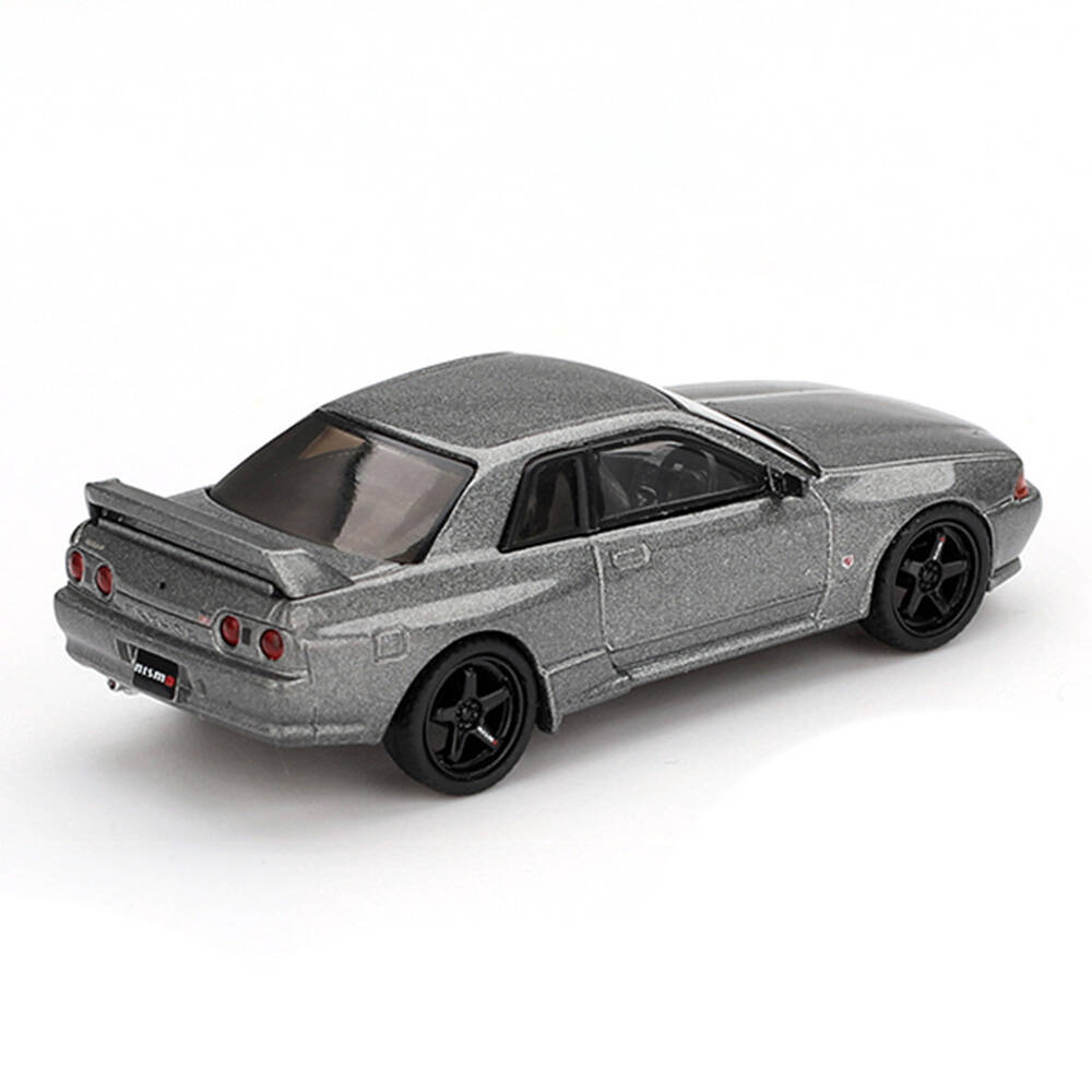 Mini GT 1/64 Nissan Skyline GT-R (NISMO BNR32 CRS Version) Dark Metal Gray - Blister Paket MGT01024-BL
