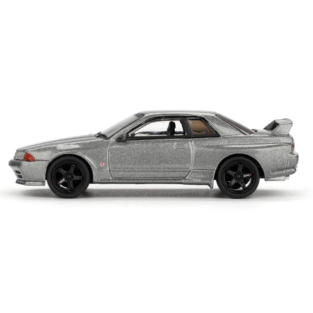 Mini GT 1/64 Nissan Skyline GT-R (NISMO BNR32 CRS Version) Dark Metal Gray - Blister Paket MGT01024-BL