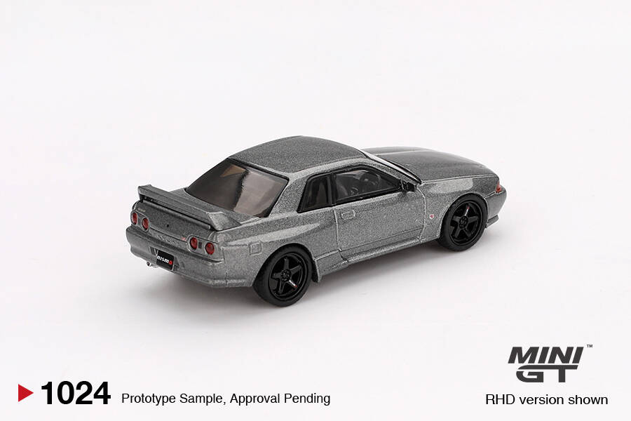 Mini GT 1/64 Nissan Skyline GT-R (NISMO BNR32 CRS Version) Dark Metal Gray MGT01024