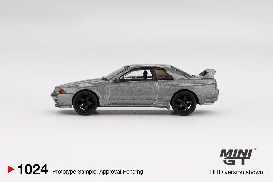 Mini GT 1/64 Nissan Skyline GT-R (NISMO BNR32 CRS Version) Dark Metal Gray MGT01024
