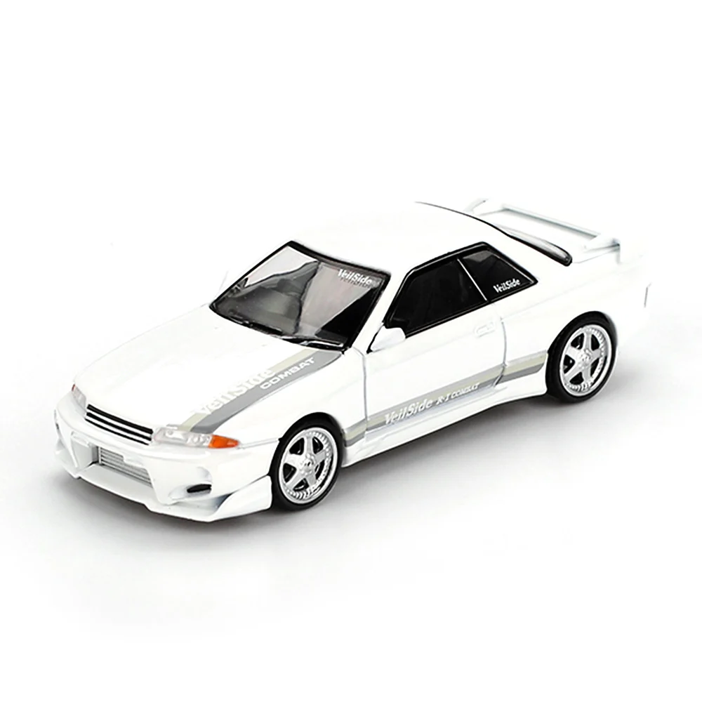 Mini GT 1/64 Nissan Skyline GT-R (R32) VeilSide Combat C-I White MGT01066-BL