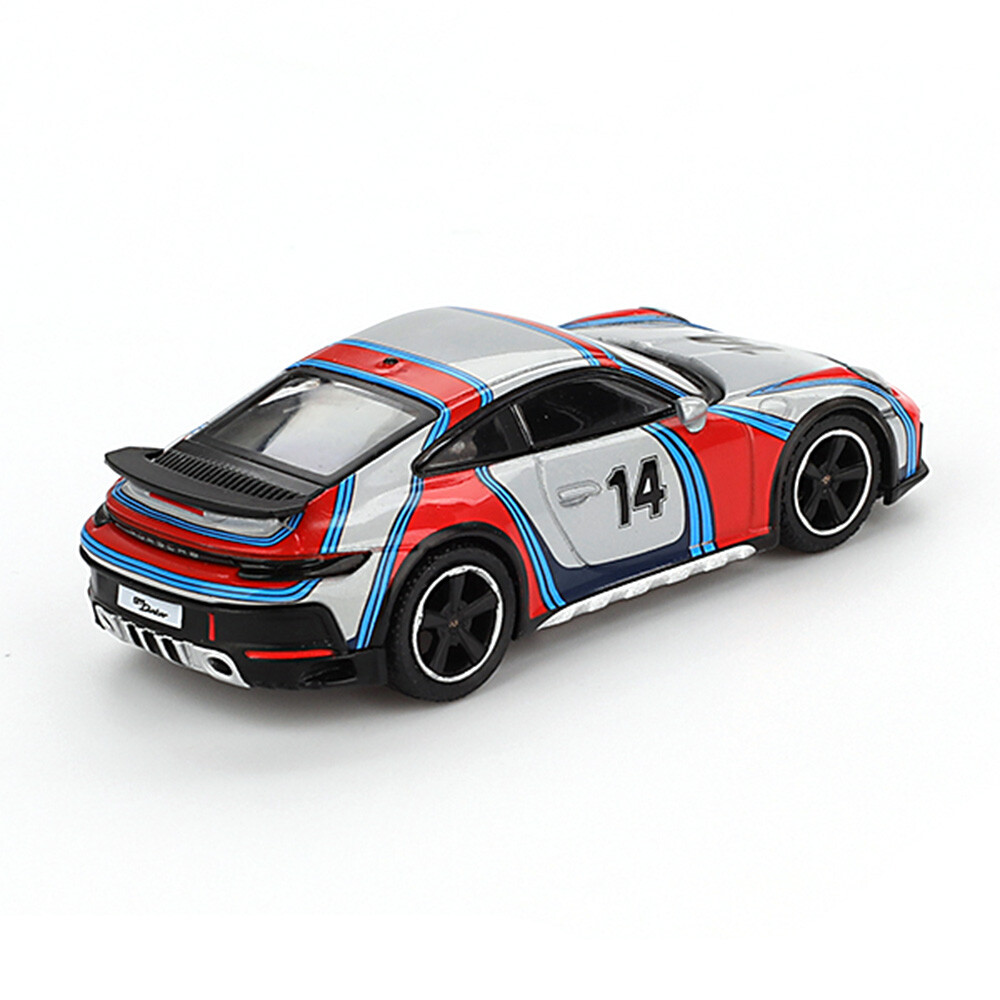 Mini GT 1/64 Porsche 911 Dakar Ice Grey Metallic 