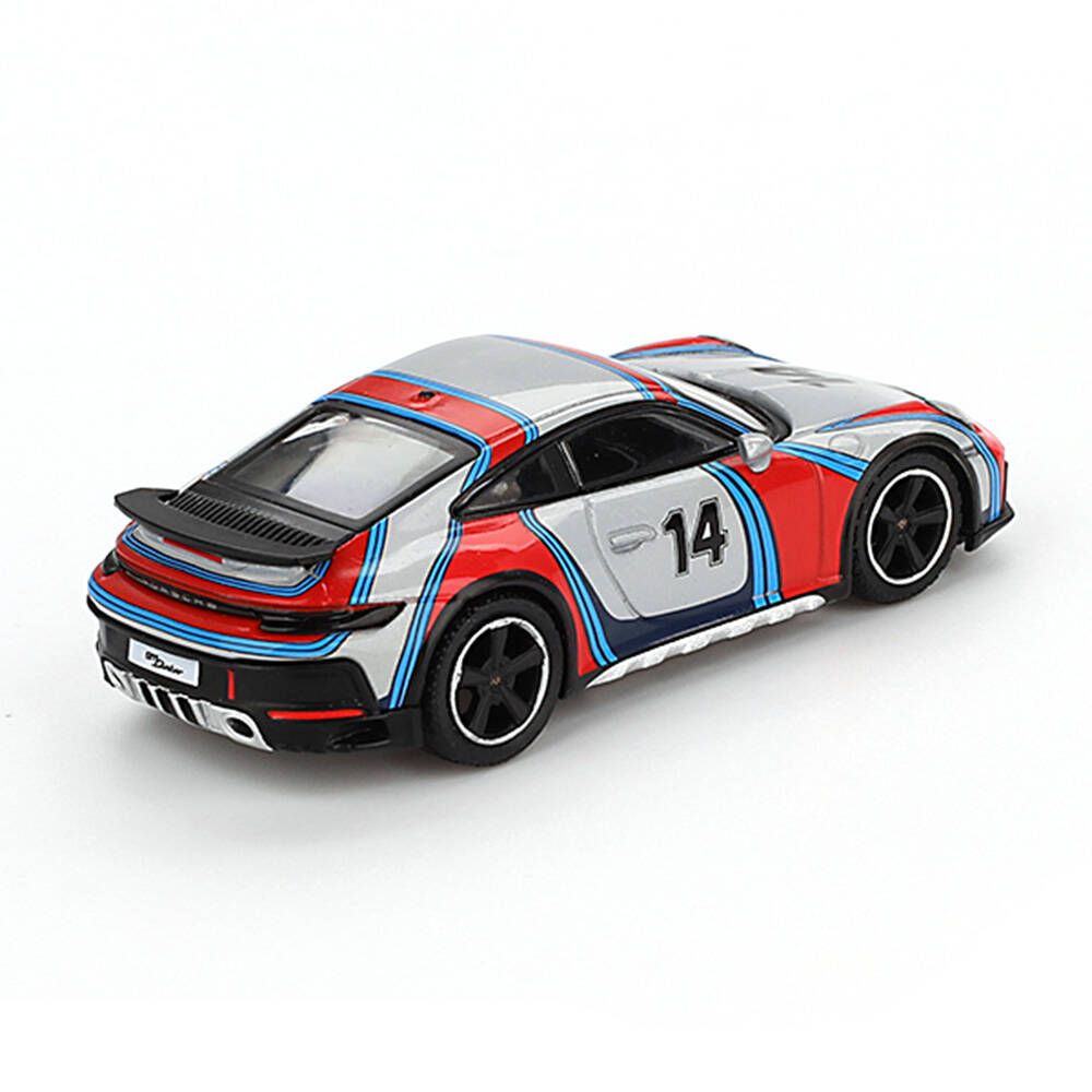 Mini GT 1/64 Porsche 911 Dakar Ice Grey Metallic 