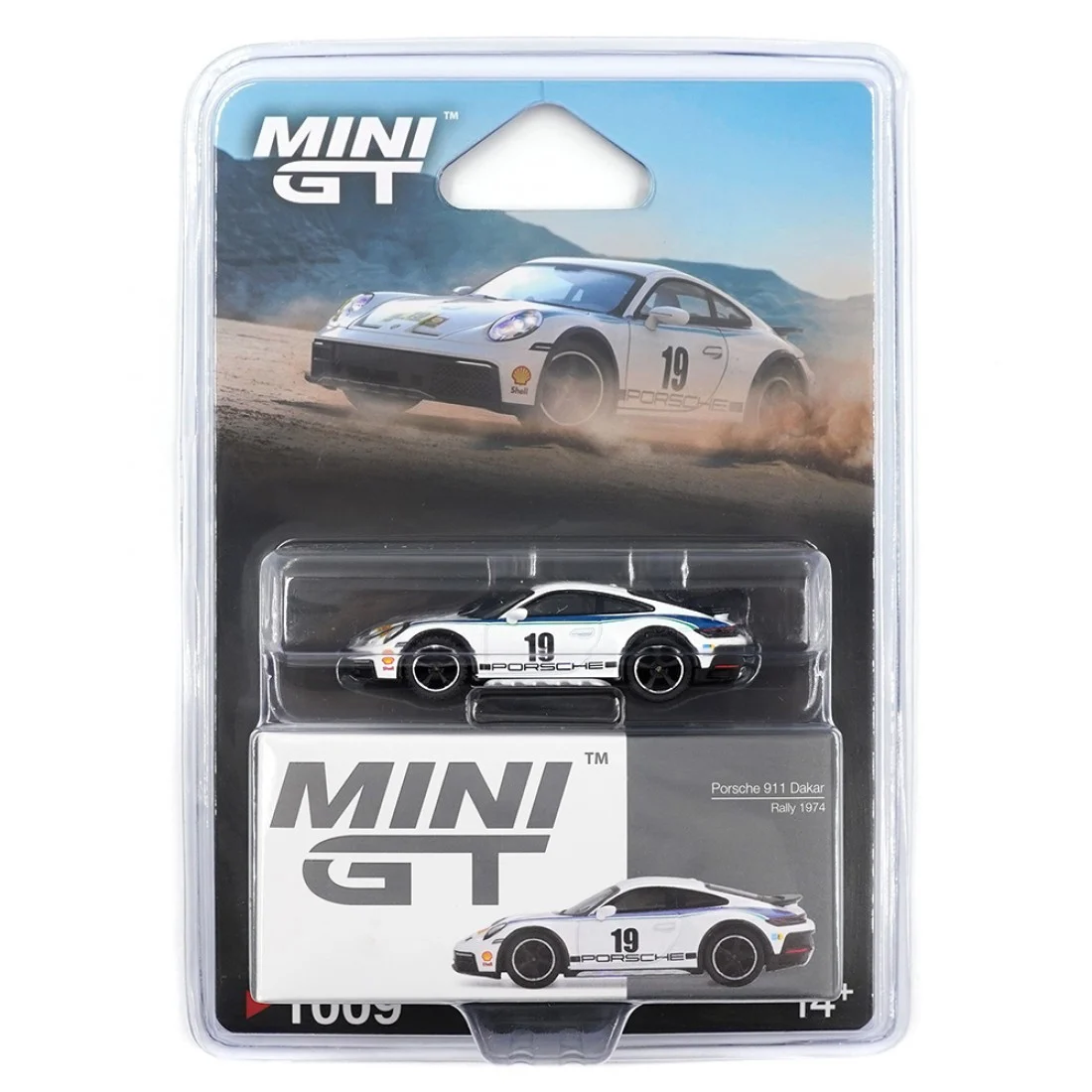 Mini GT 1/64 Porsche 911 Dakar Rally 1974 - Blister Paket MGT01009-BL