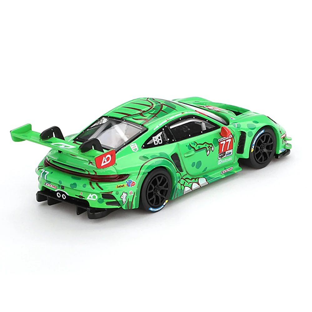Mini GT 1/64 Porsche 911 GT3 R #77 MGT00889-BL - Thumbnail