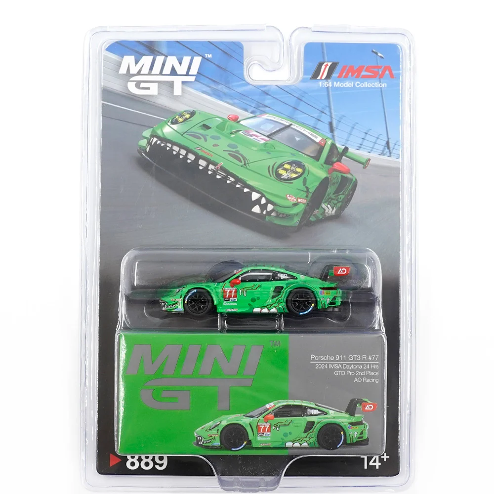 Mini GT 1/64 Porsche 911 GT3 R #77 MGT00889-BL