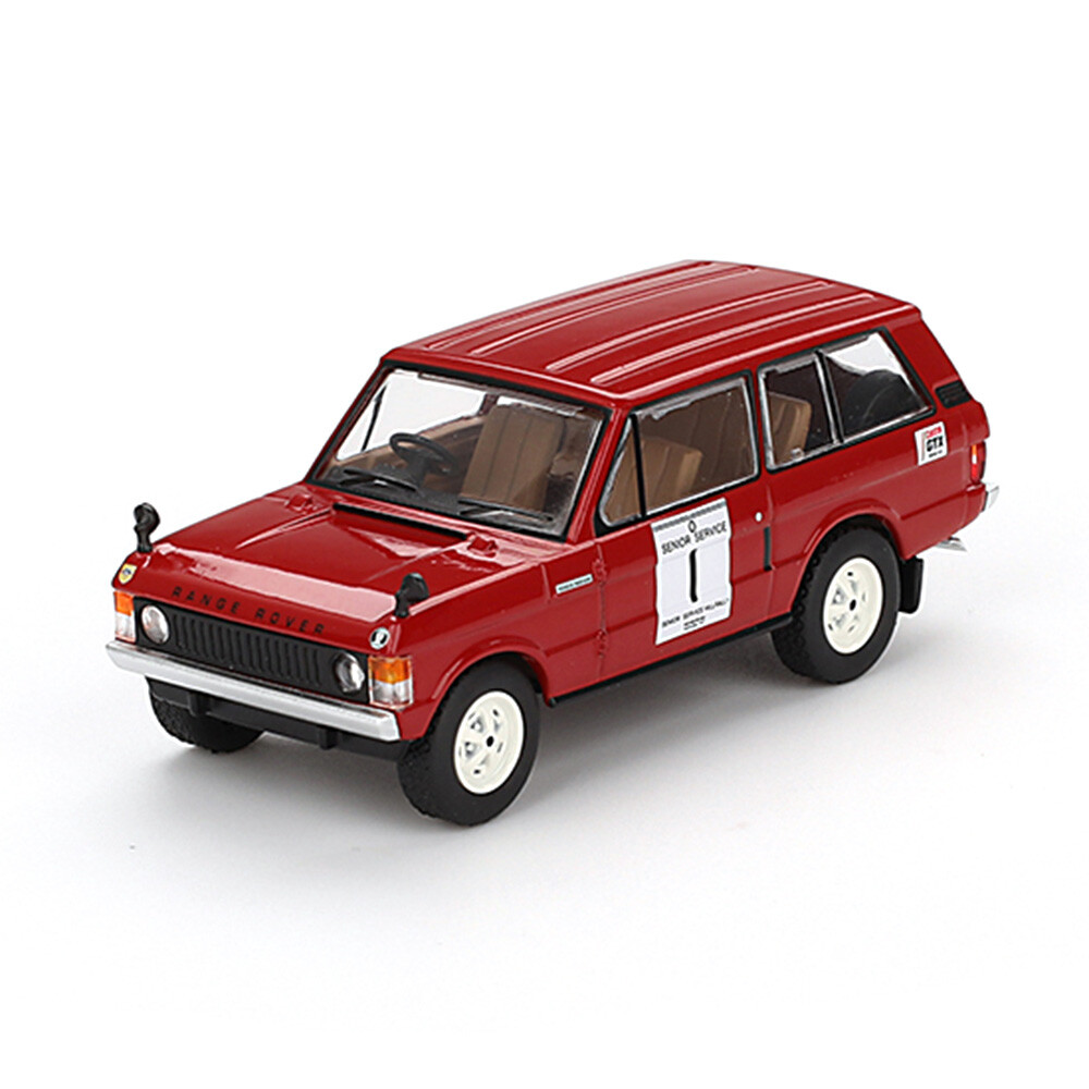 Mini GT 1/64 Range Rover 1971 International Hillrally Winner - Blister Paket MGT00893-BL - Thumbnail