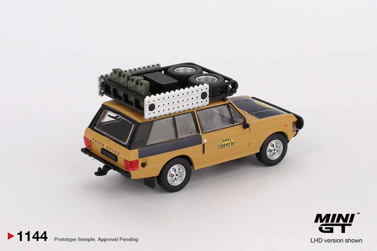Mini GT 1/64 Range Rover 1981 Camel Trophy Sumatra C.Swoboda & K.Mentel Winner MGT01144 - Thumbnail