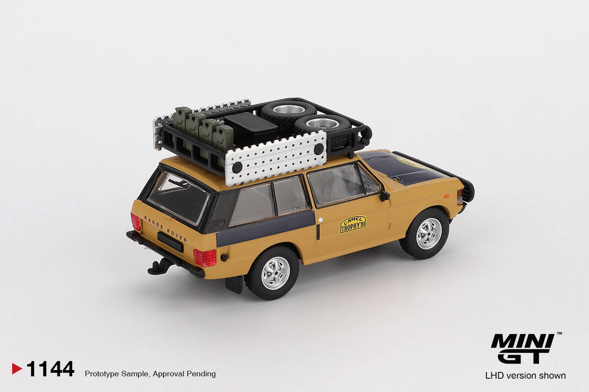 Mini GT 1/64 Range Rover 1981 Camel Trophy Sumatra C.Swoboda & K.Mentel Winner MGT01144