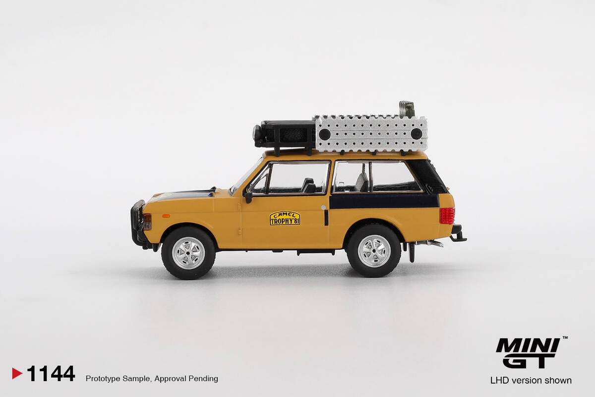 Mini GT 1/64 Range Rover 1981 Camel Trophy Sumatra C.Swoboda & K.Mentel Winner MGT01144