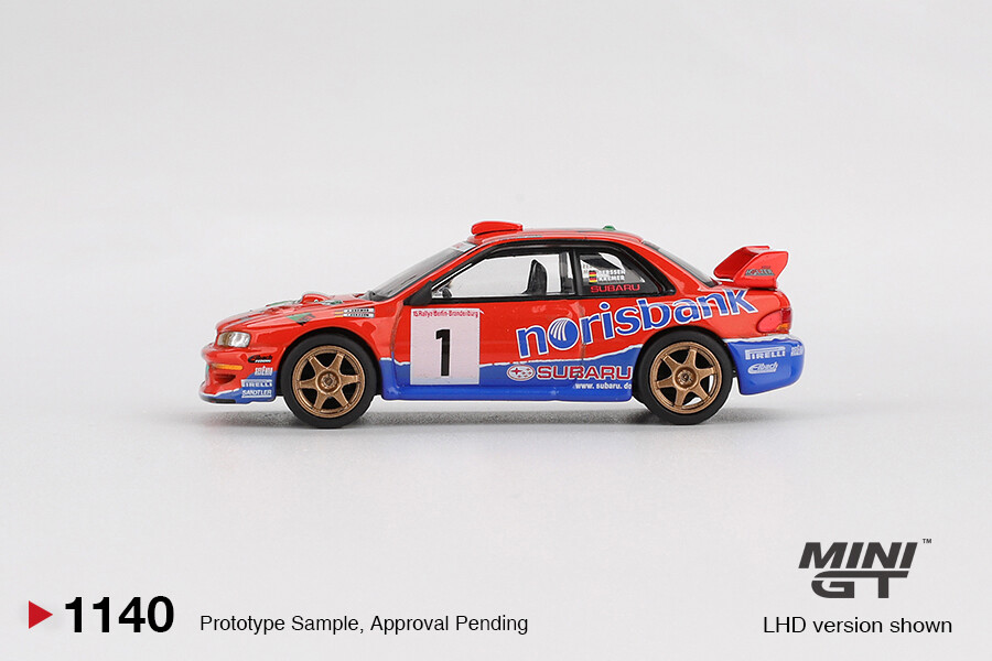Mini GT 1/64 Subaru Impreza WRC97 #1 1999 DRM Champion MGT01140 - Thumbnail