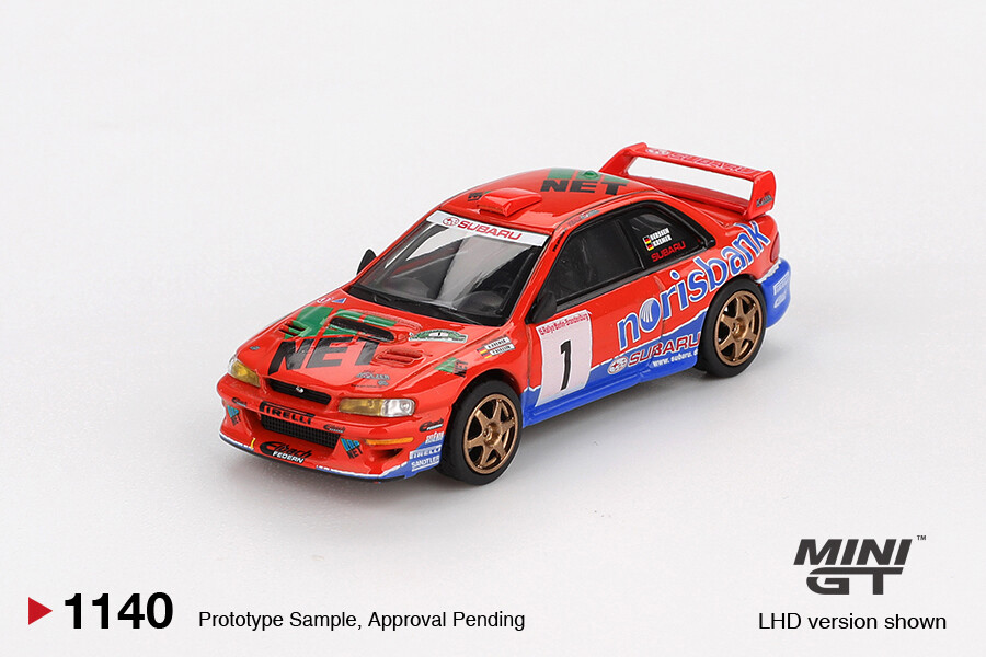 Mini GT 1/64 Subaru Impreza WRC97 #1 1999 DRM Champion MGT01140 - Thumbnail